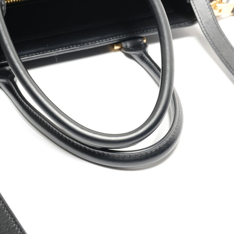 PRADA Saffiano Galleria 2-way 1BA113 Handbag black WS27498
