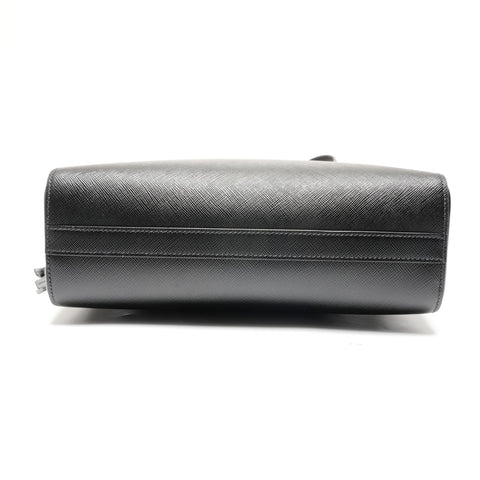 PRADA Saffiano Galleria 2-way 1BA113 Handbag black WS27498