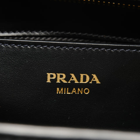 PRADA Saffiano Galleria 2-way 1BA113 Handbag black WS27498