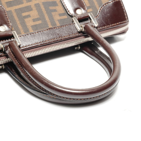 FENDI Zucca canvas Handbag Brown WS27499