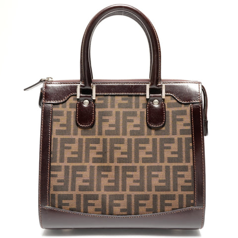 FENDI Zucca canvas Handbag Brown WS27499