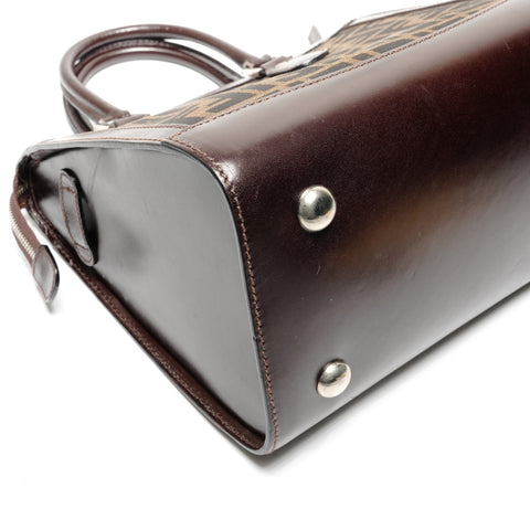 FENDI Zucca canvas Handbag Brown WS27499