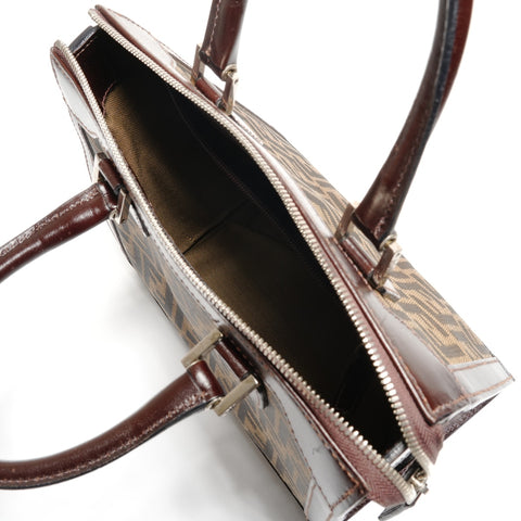 FENDI Zucca canvas Handbag Brown WS27499