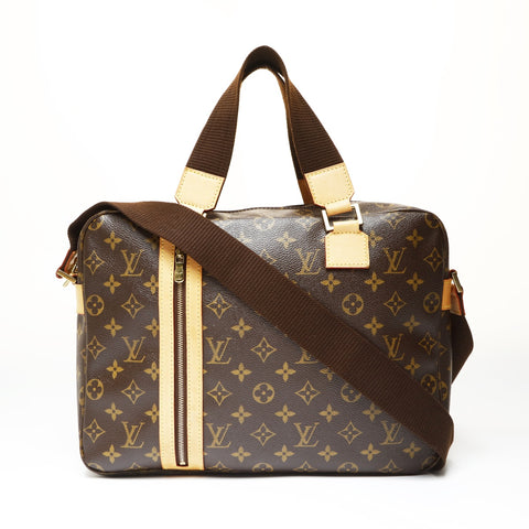 LOUIS VUITTON 2005 Sac Bosphore Monogram Shoulder Bag Brown WS27505