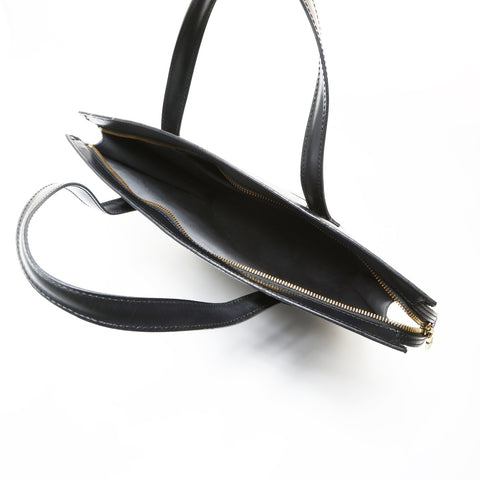 LOUIS VUITTON 1995 Epi Saint Jacques Handbag black WS27509