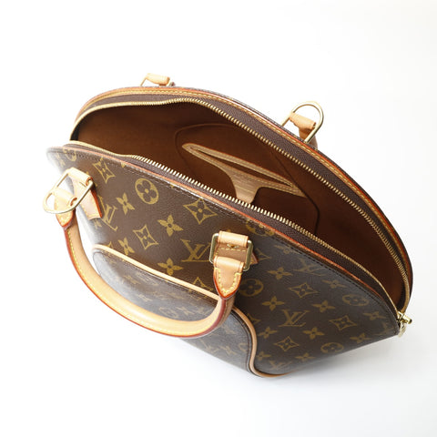 LOUIS VUITTON Monogram Ellipse MM 2001 Handbag Brown WS27510