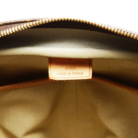 LOUIS VUITTON Monogram Deauville 2005 Handbag Brown WS27511