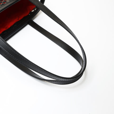 LOUIS VUITTON Monogram lace bucket PM Shoulder Bag black WS27513
