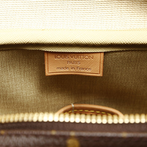 LOUIS VUITTON Monogram Deauville 2001 Handbag Brown WS27516