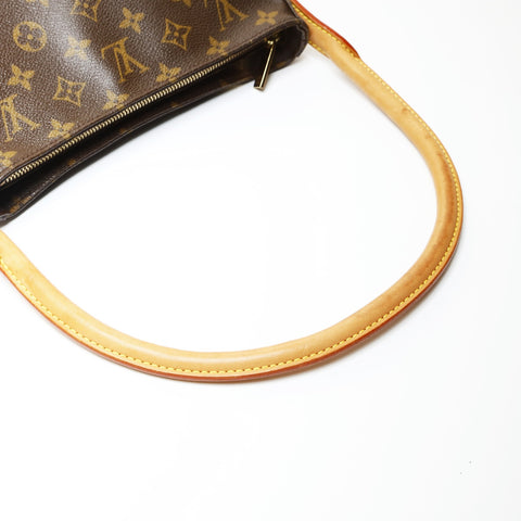 LOUIS VUITTON 2003 Monogram Looping MM Shoulder Bag Brown WS27518