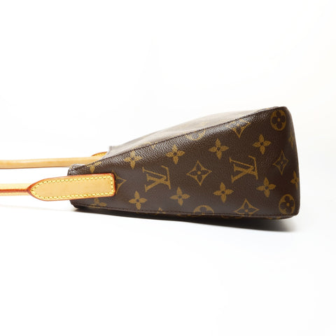 LOUIS VUITTON 2003 Monogram Looping MM Shoulder Bag Brown WS27518
