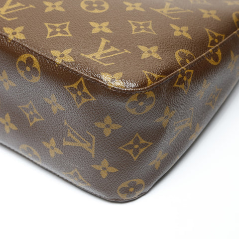 LOUIS VUITTON 2003 Monogram Looping MM Shoulder Bag Brown WS27518