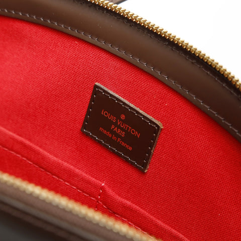 LOUIS VUITTON Verona N41118 Ebene Damier 2010 Shoulder Bag Brown WS27520