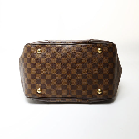LOUIS VUITTON Verona N41118 Ebene Damier 2010 Shoulder Bag Brown WS27520