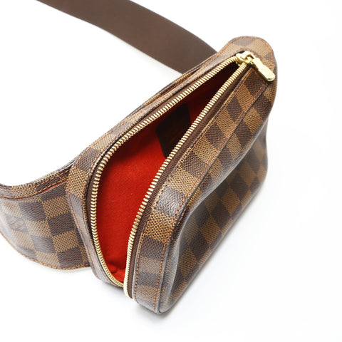 LOUIS VUITTON Damier Geronimos N51994 made in 2005 Shoulder Bag Brown WS27523