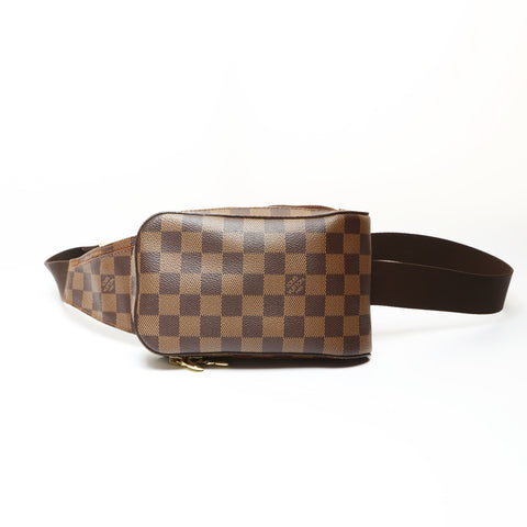 LOUIS VUITTON Damier Geronimos N51994 made in 2005 Shoulder Bag Brown WS27523