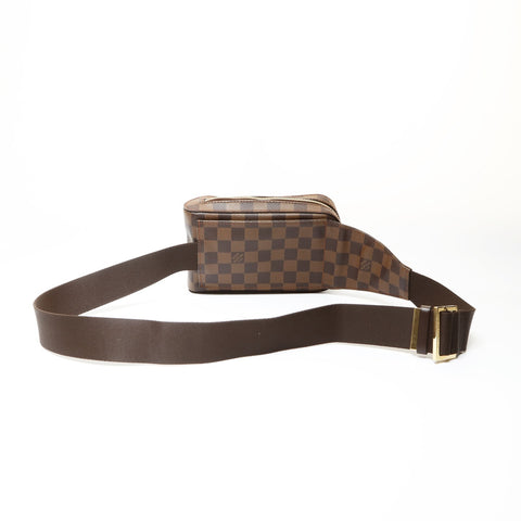LOUIS VUITTON Damier Geronimos N51994 made in 2005 Shoulder Bag Brown WS27523