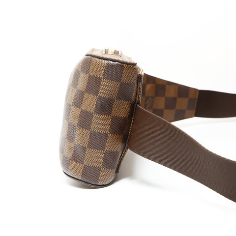 LOUIS VUITTON Damier Geronimos N51994 made in 2005 Shoulder Bag Brown WS27523
