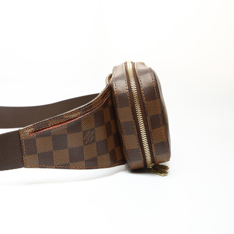 LOUIS VUITTON Damier Geronimos N51994 made in 2005 Shoulder Bag Brown WS27523