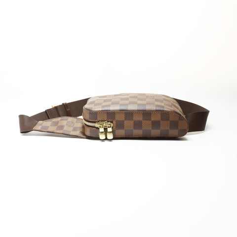 LOUIS VUITTON Damier Geronimos N51994 made in 2005 Shoulder Bag Brown WS27523