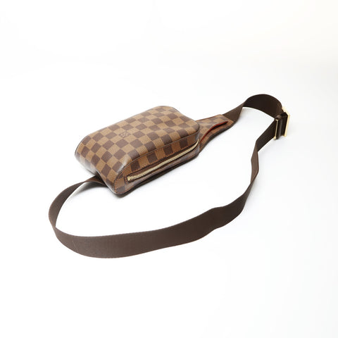 LOUIS VUITTON Damier Geronimos N51994 made in 2005 Shoulder Bag Brown WS27523