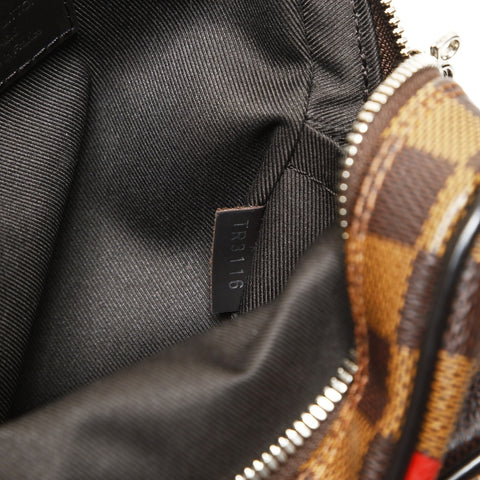 LOUIS VUITTON 2016 Damier Amazon Chapman Shoulder Bag Brown WS27526