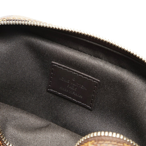 LOUIS VUITTON 2016 Damier Amazon Chapman Shoulder Bag Brown WS27526