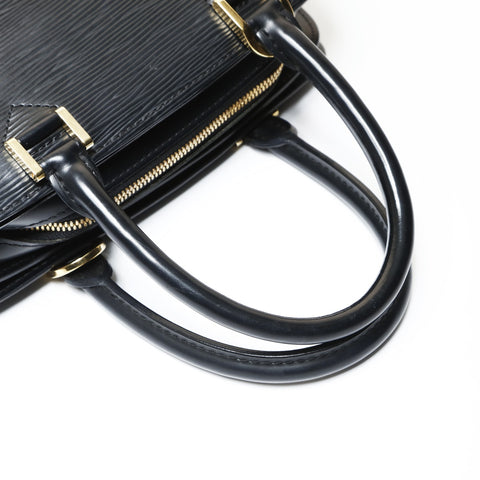 LOUIS VUITTON 2005 Pont Neuf Epi Handbag black WS27528