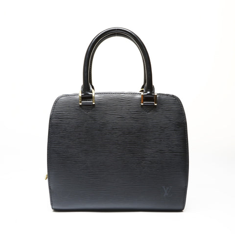 LOUIS VUITTON 2005 Pont Neuf Epi Handbag black WS27528