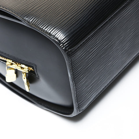 LOUIS VUITTON 2005 Pont Neuf Epi Handbag black WS27528