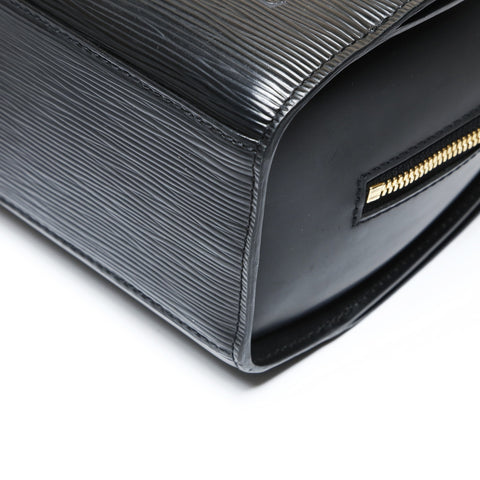 LOUIS VUITTON 2005 Pont Neuf Epi Handbag black WS27528