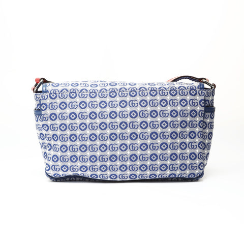 GUCCI GG Canvas Star Shoulder Bag blue WS27530