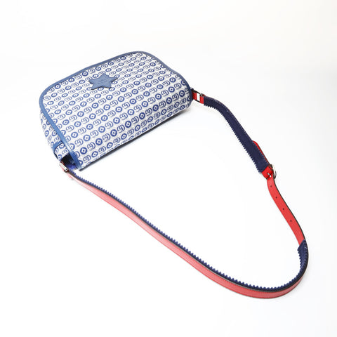 GUCCI GG Canvas Star Shoulder Bag blue WS27530
