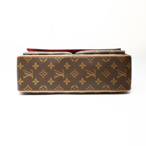 LOUIS VUITTON 2003 Monogram Viva Cite MM Shoulder Bag Brown WS27531