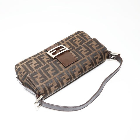 FENDI Zucca Mama Shoulder Bag Brown WS27532
