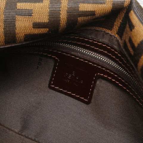 FENDI Zucca Mama Shoulder Bag Brown WS27534