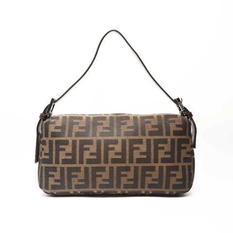 FENDI Zucca Mama Shoulder Bag Brown WS27534