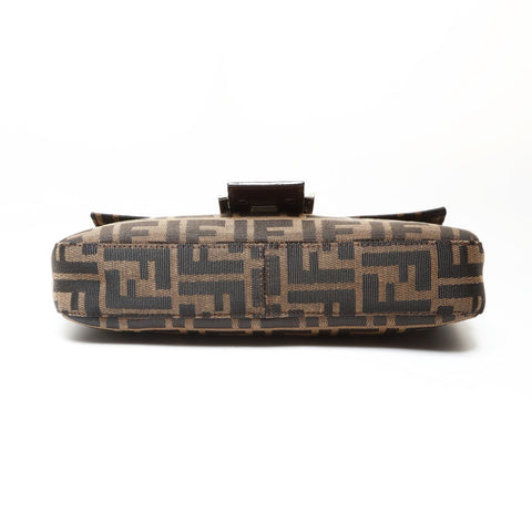 FENDI Zucca Mama Shoulder Bag Brown WS27534