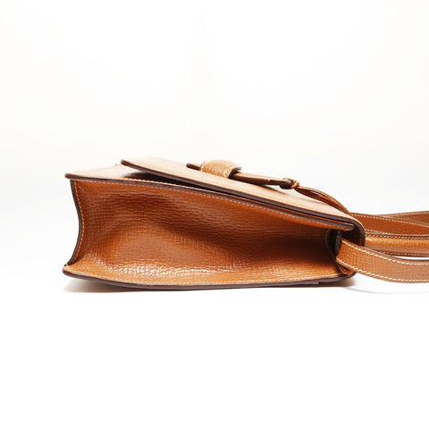 LOEWE Barcelona Leather 2way Shoulder Bag Brown WS27536