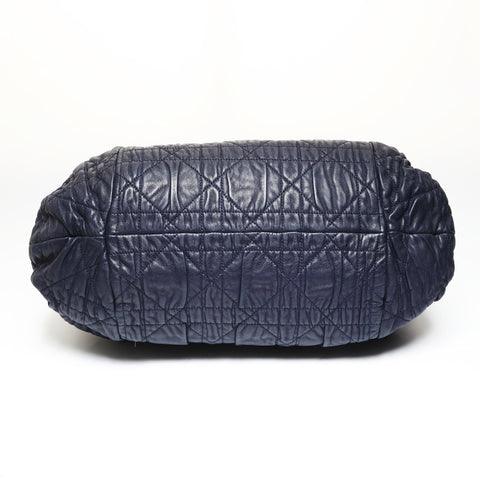 Christian Dior Canage Chain Shoulder Bag Navy WS27539