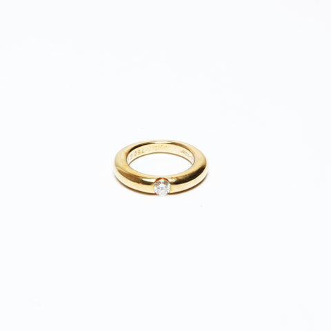 CARTIER Cartier Ellipse 750 YG #9 Ring gold WS27547