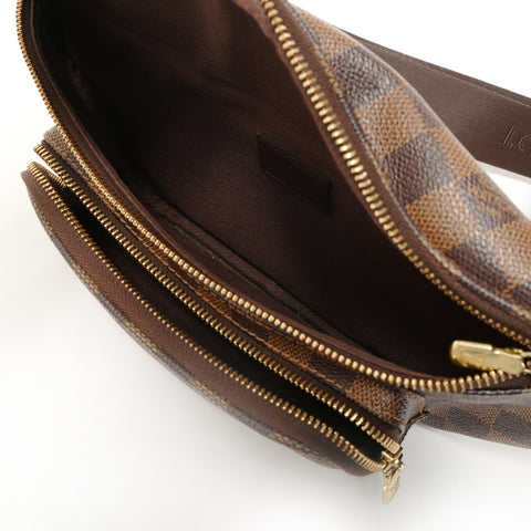 LOUIS VUITTON Damier Bumbag Melville, made in 2006. Waist bag Brown WS27549