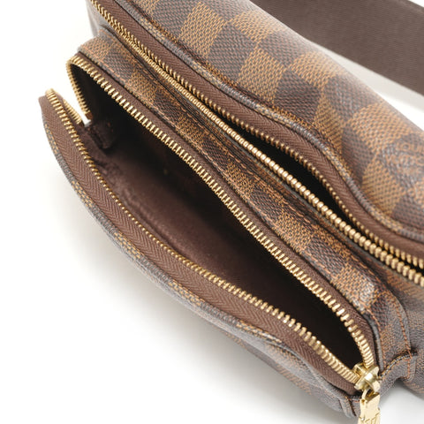 LOUIS VUITTON Damier Bumbag Melville, made in 2006. Waist bag Brown WS27549
