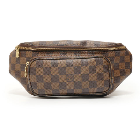 LOUIS VUITTON Damier Bumbag Melville, made in 2006. Waist bag Brown WS27549