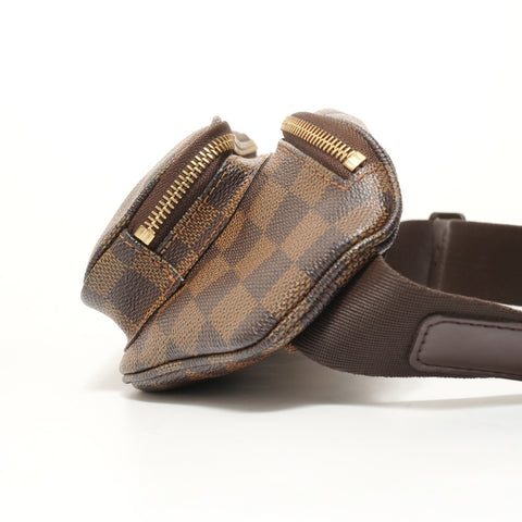 LOUIS VUITTON Damier Bumbag Melville, made in 2006. Waist bag Brown WS27549
