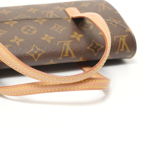 LOUIS VUITTON Monogram Sonatine, manufactured in 2002. Handbag Brown WS27550