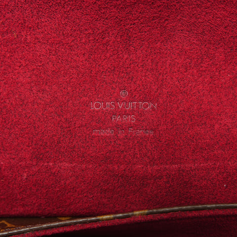 LOUIS VUITTON Monogram Sonatine, manufactured in 2002. Handbag Brown WS27550