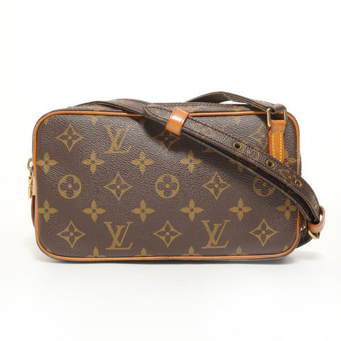 LOUIS VUITTON Monogram Marly Bandoulire, made in 2000. Shoulder Bag Brown WS27551