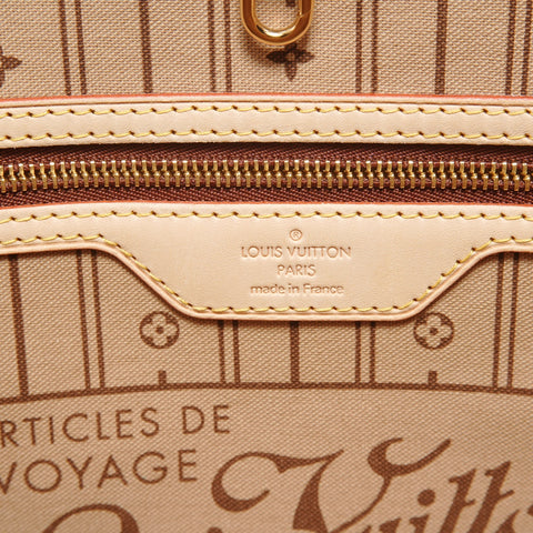 LOUIS VUITTON 2012 Neverfull GM Monogram Tote Bag Brown WS27552