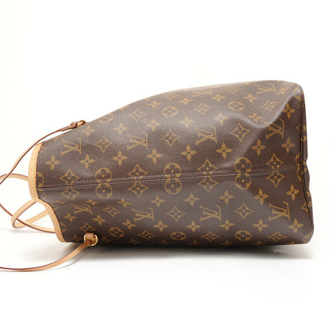 LOUIS VUITTON 2012 Neverfull GM Monogram Tote Bag Brown WS27552